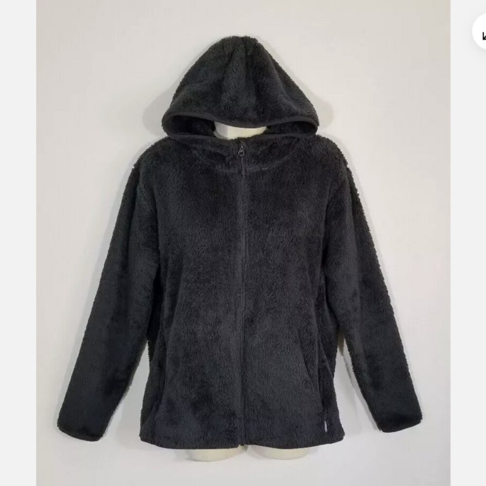 EDDIE BAUER Full Zip Hooded Fleece Jacket 6206E1M